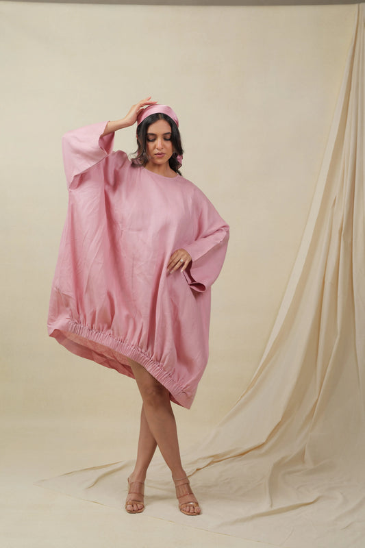 Linen Sunset Mini Dress