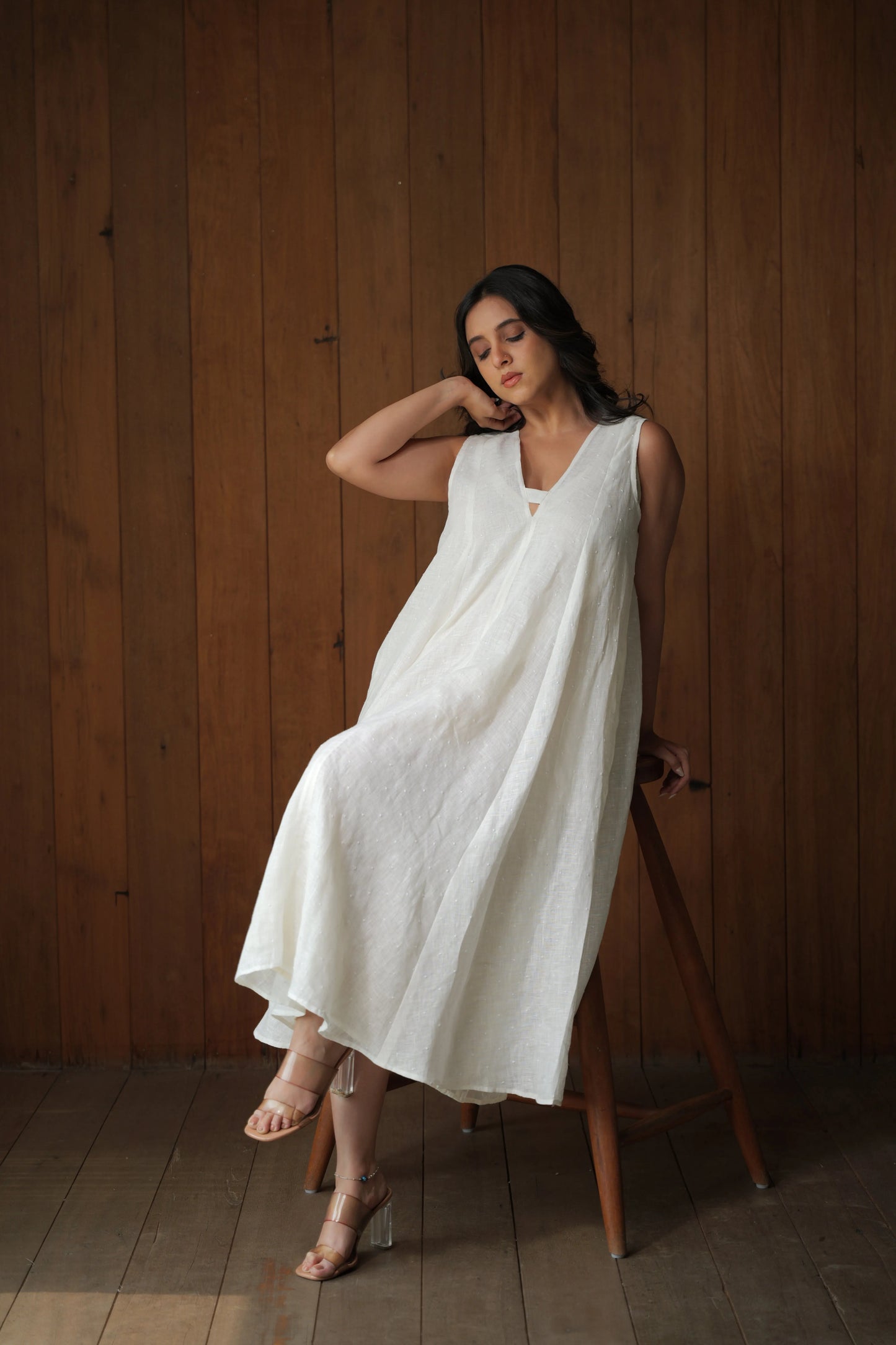 Linen Oasis Maxi Dress