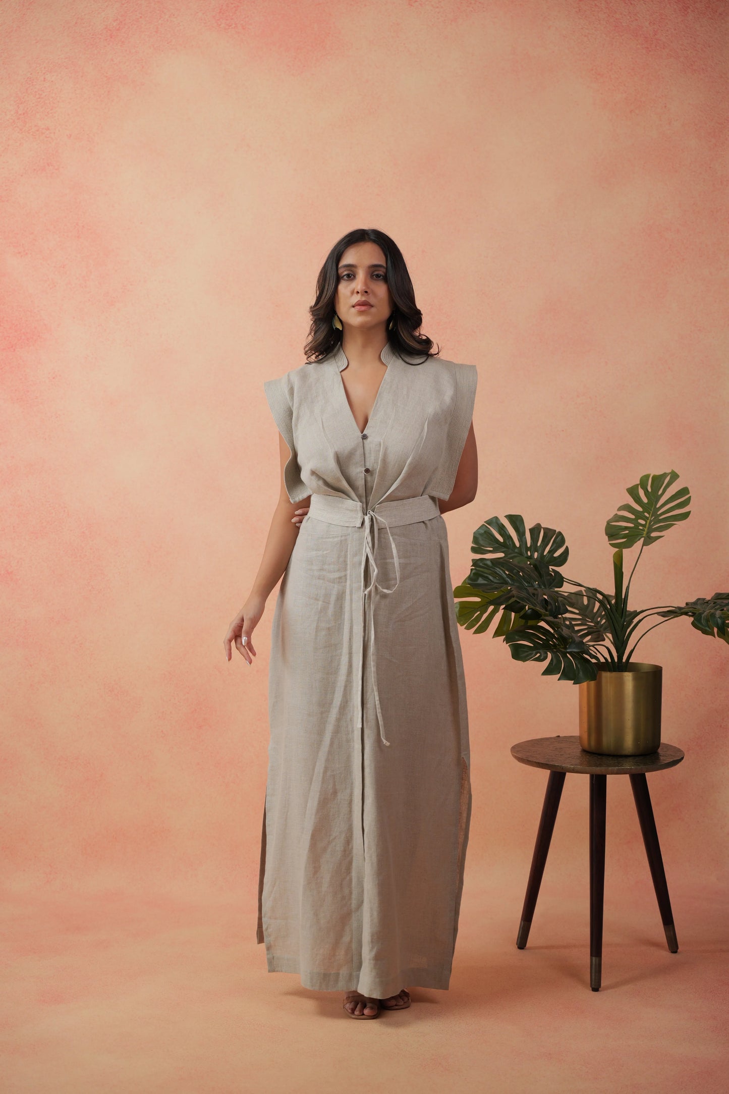 Bridgerton Linen Dress