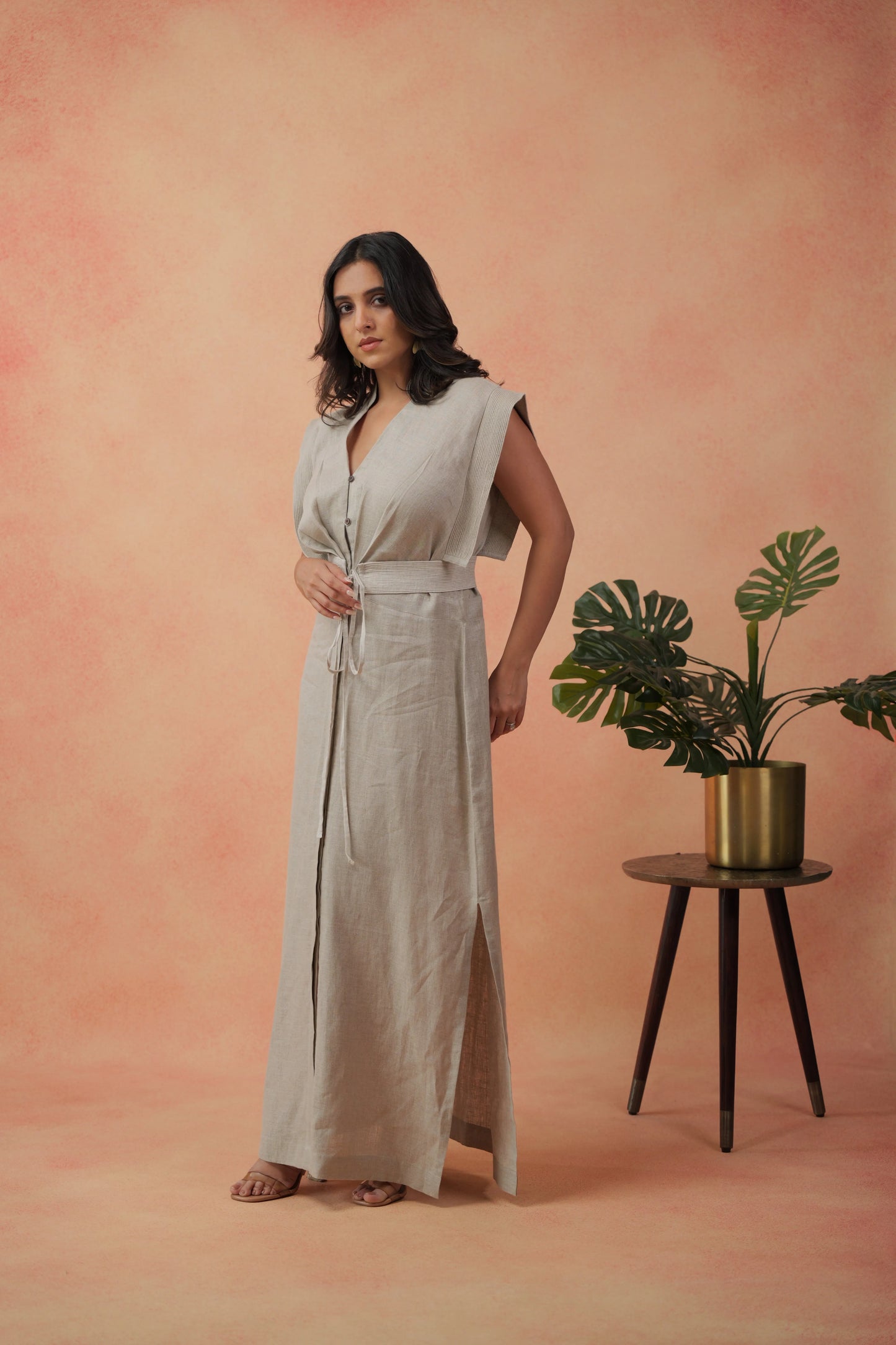 Bridgerton Linen Dress