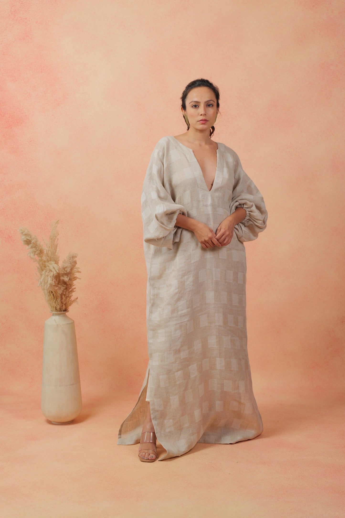 Linen Reverie Maxi Dress