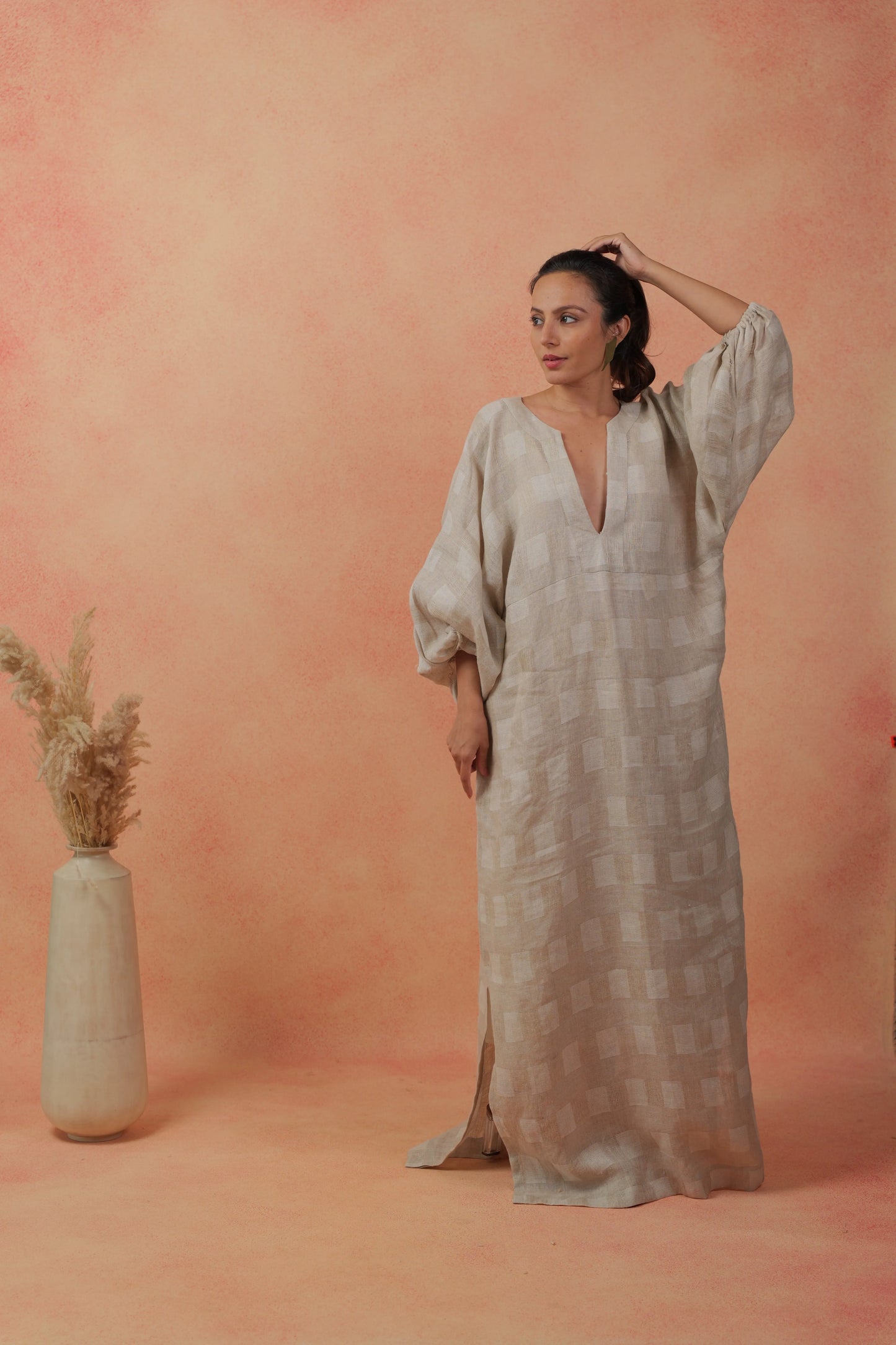 Linen Reverie Maxi Dress